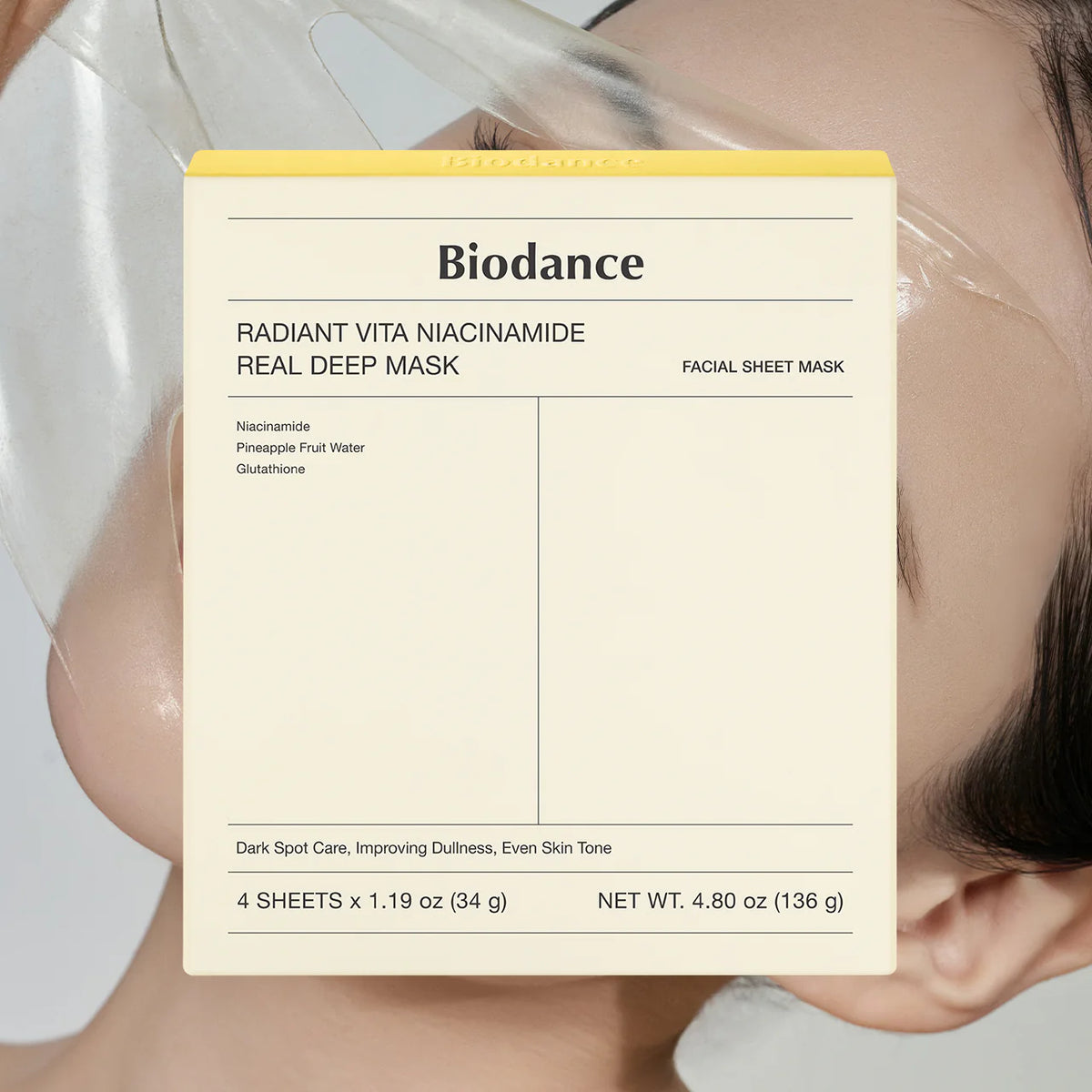 Masque Éclat Profond à la Niacinamide – BIODANCE