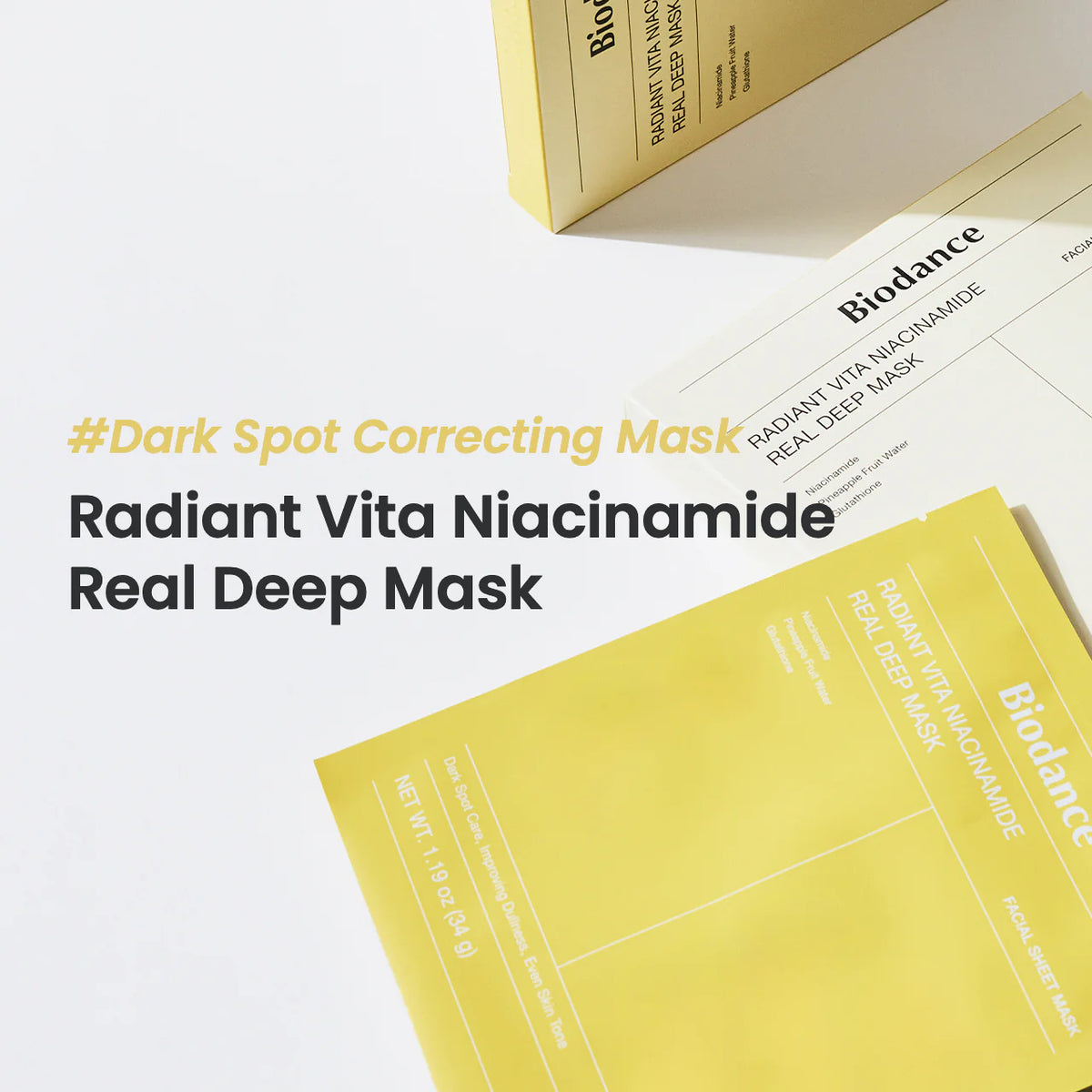 Masque Éclat Profond à la Niacinamide – BIODANCE